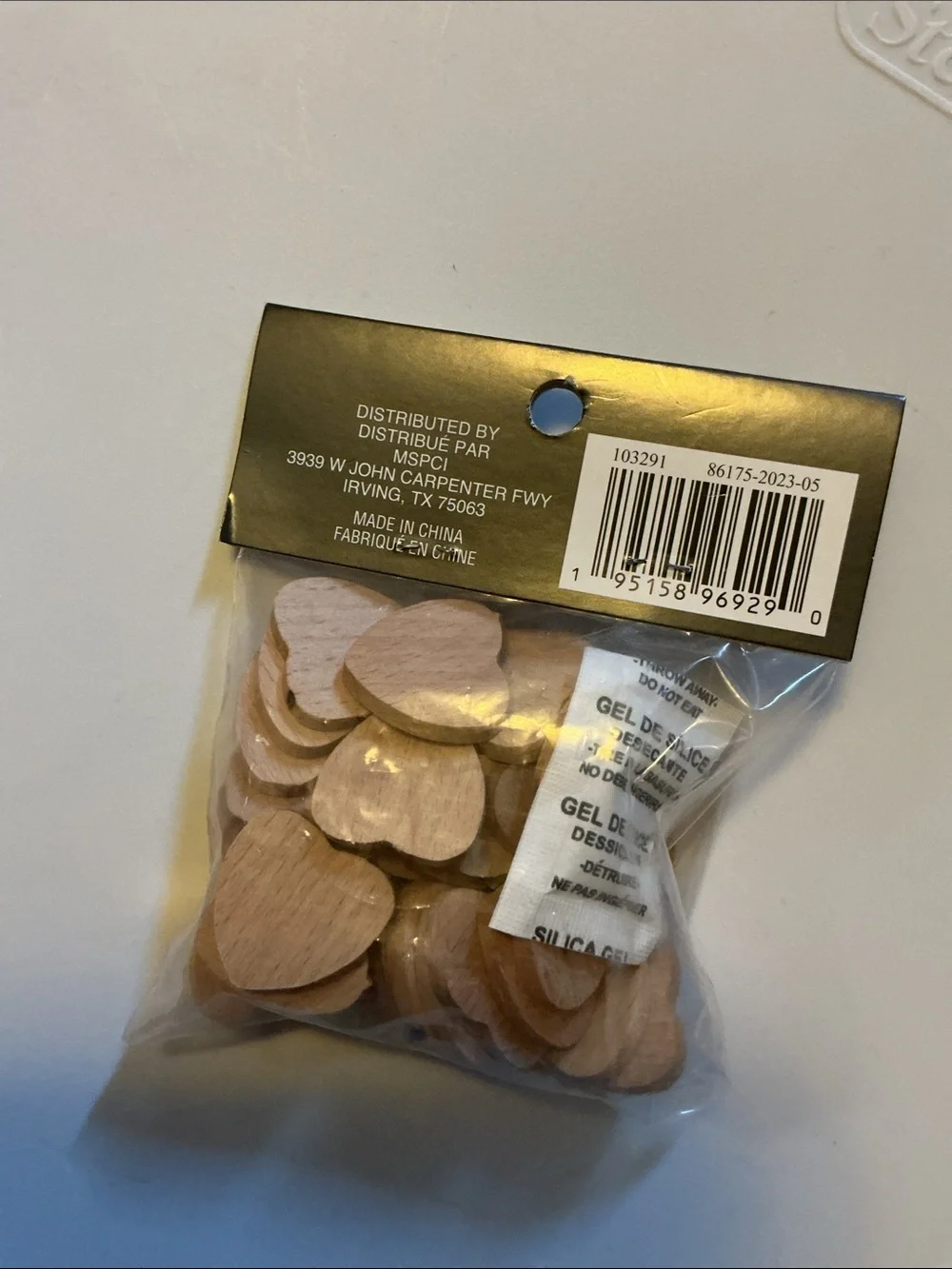 Makers Market Birchwood Heart Cutouts - Natural Wood Tone